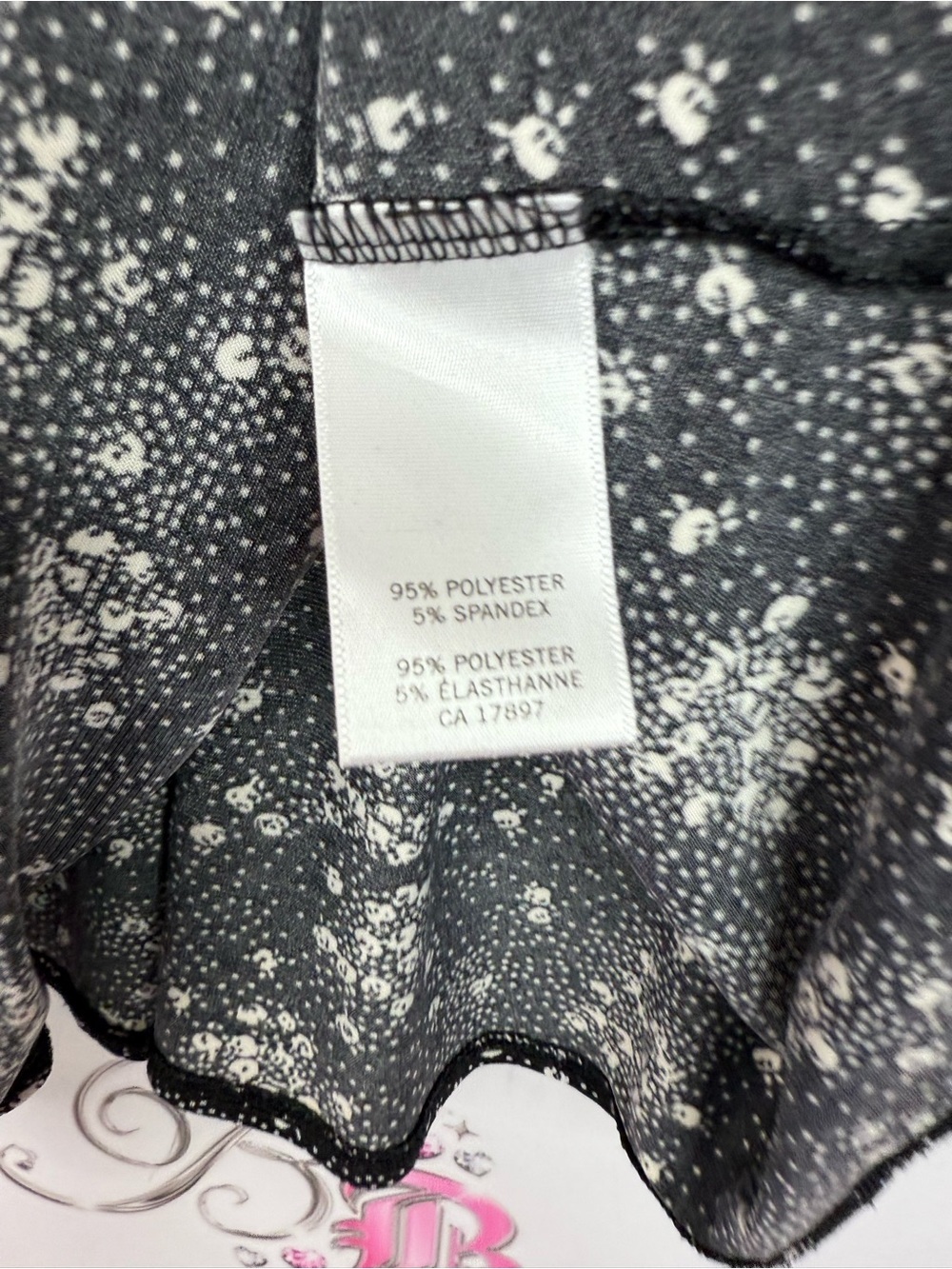 Banana Republic Black and White Floral Wrap Blouse - Picture 8 of 10